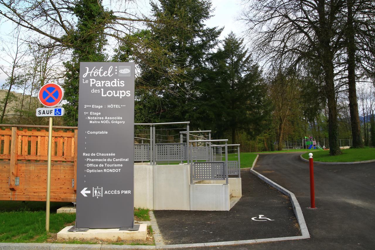 Hôtel Le Paradis Des Loups Giromagny Extérieur photo